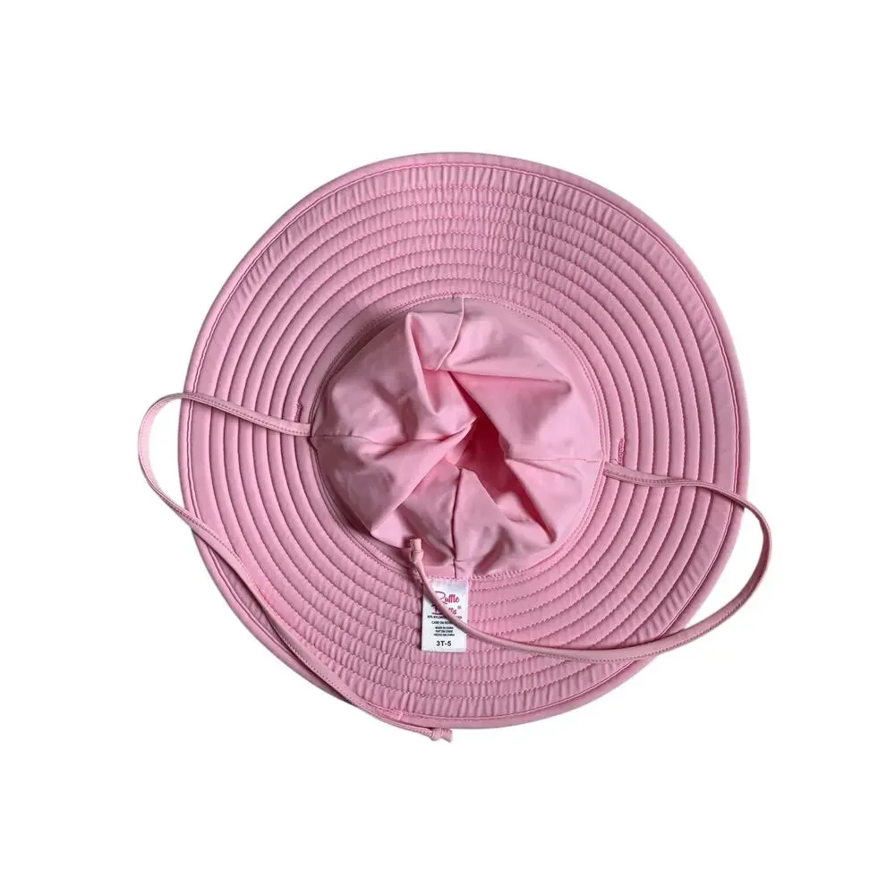 RuffleButts Swim Hat (Pink) - 3T - 5